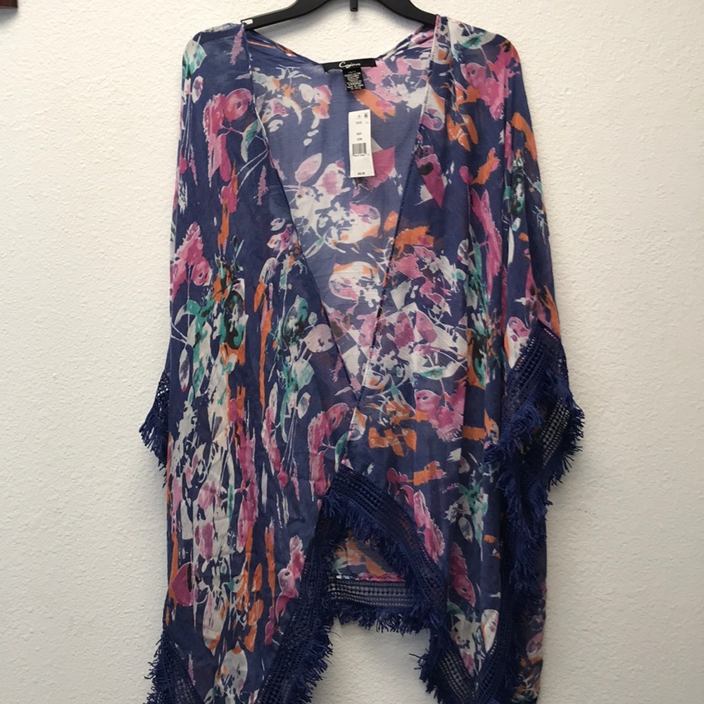 Cejon Island Feels Topper, cover up Navy ONE SIZE
